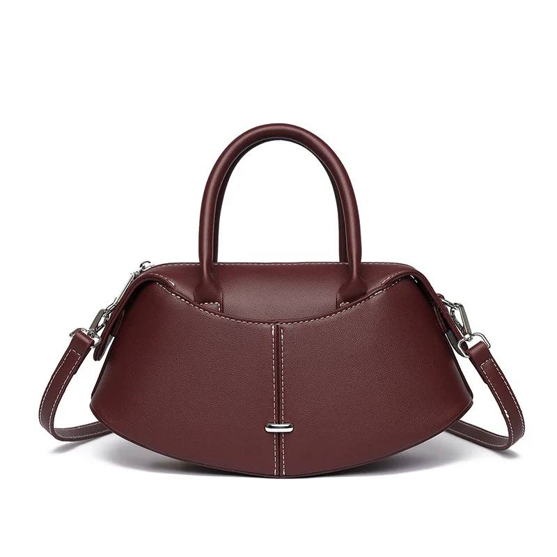 Boston Smile Bag in Burgundy (Maroon) – Tehuli