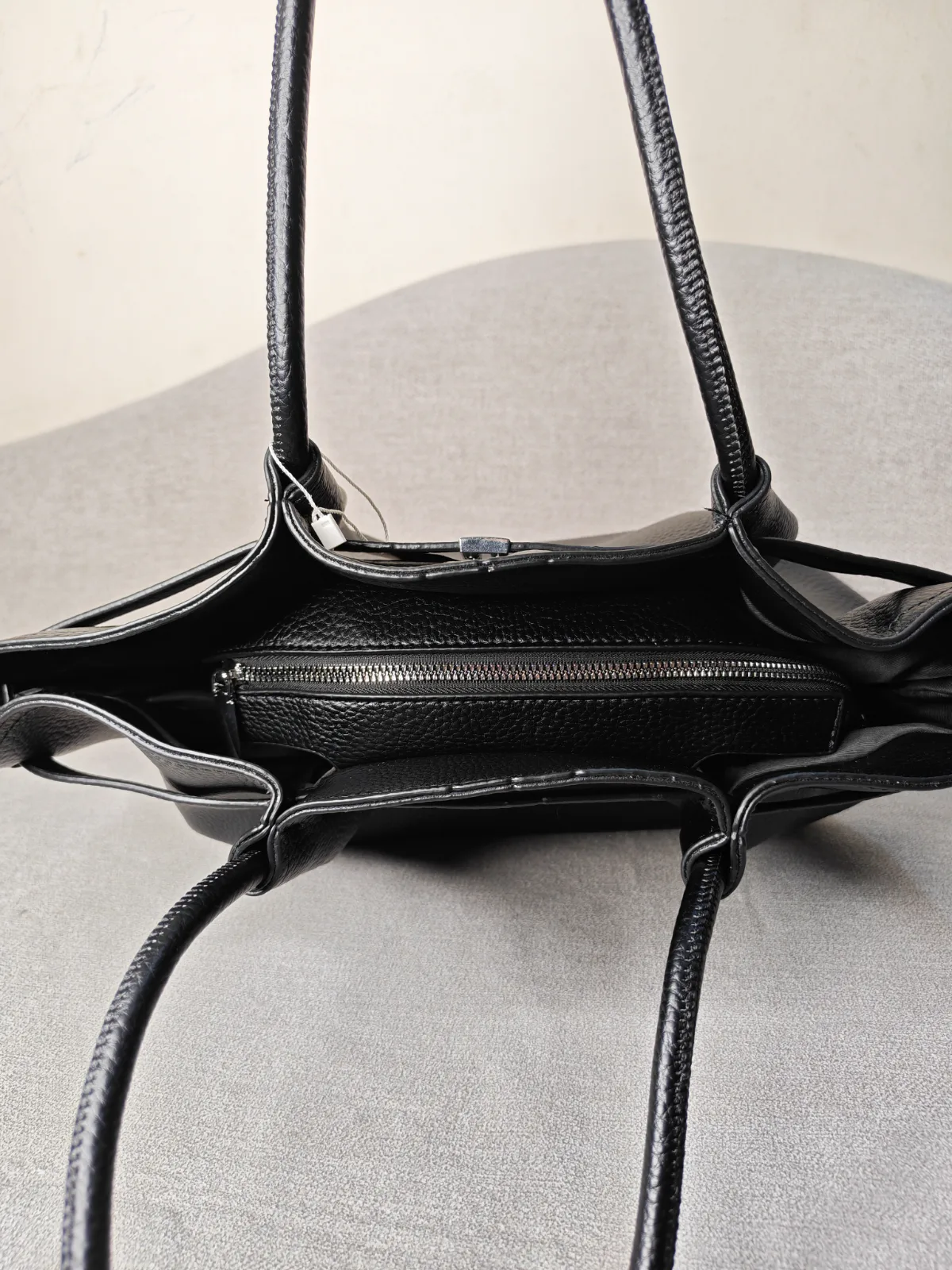 Pleated Tote Bag view 7