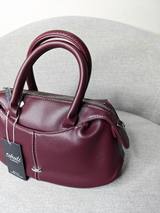 Boston Smile Bag in Burgundy (Maroon) – Tehuli