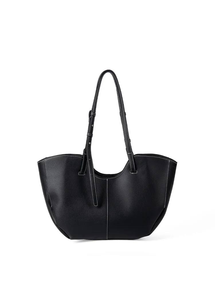 Wing Shaped Shoulder Bag in Black – Tehuli