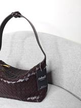 Handwoven Shoulder Bag in Grape Purple (Chocolate) – Tehuli