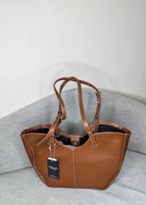 Wing Shaped Shoulder Bag in Brown – Tehuli