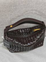 Handwoven Shoulder Bag in Grape Purple (Chocolate) – Tehuli