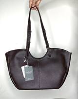 Wing Shaped Shoulder Bag in Coffee – Tehuli