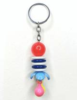 Candy Stack Bag Charm in Red Navy – Tehuli