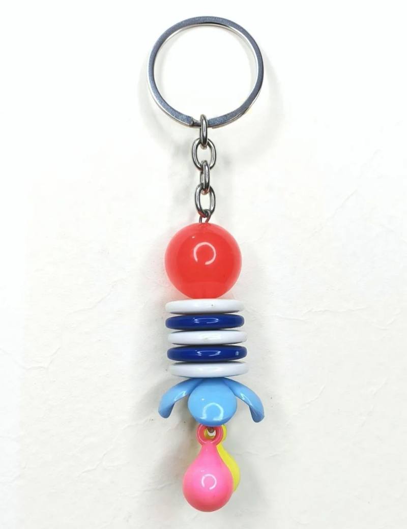 Candy Stack Bag Charm in Red Navy – Tehuli